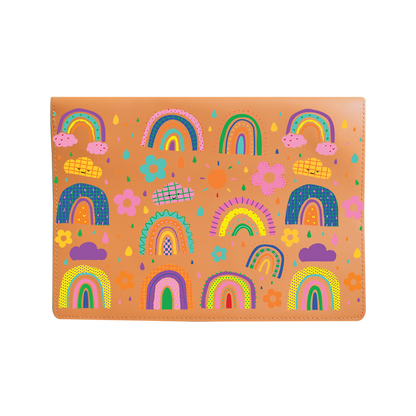 Vegan Leather Sleeve - Rainbow