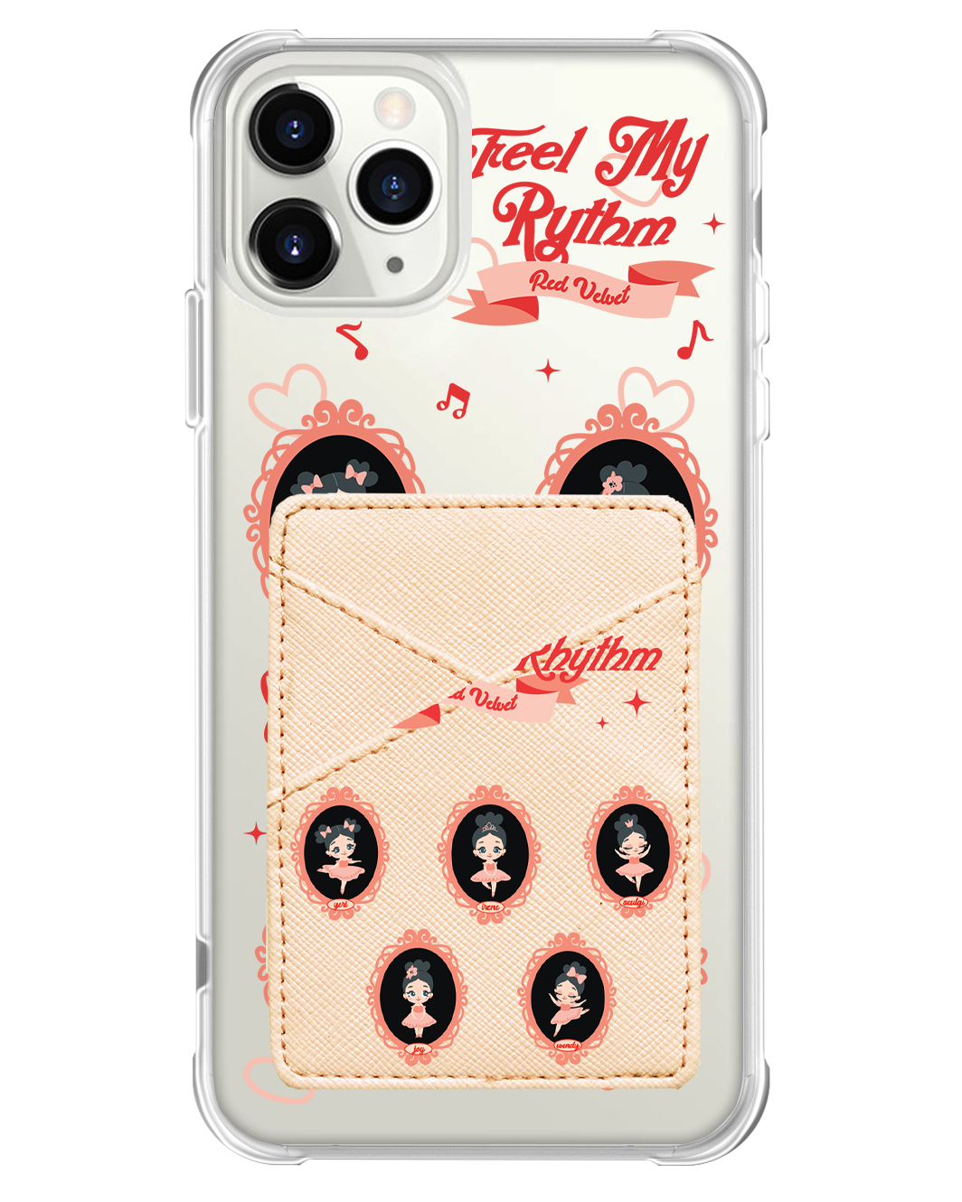 iPhone Phone Wallet Case - Red Velvet Feel My Rhythm