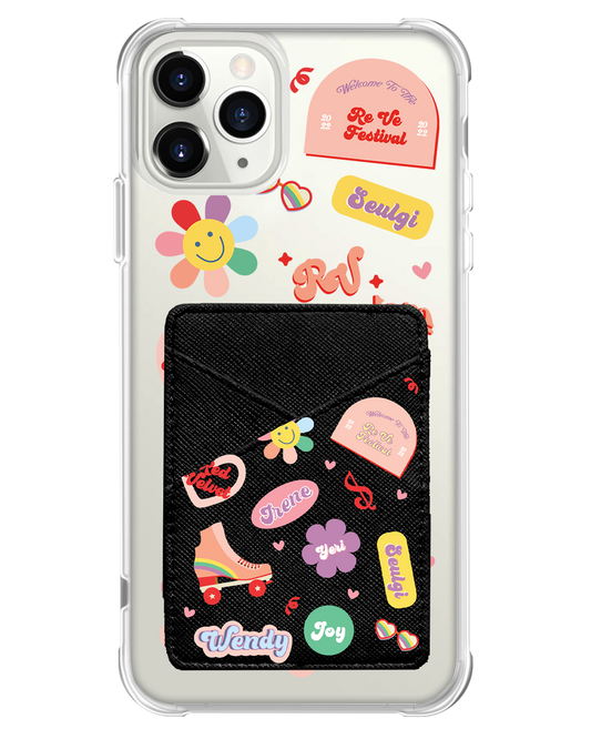 iPhone Phone Wallet Case - Red Velvet Sticker Pack