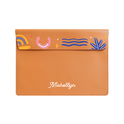 Vegan Leather Sleeve - Spring Has Come