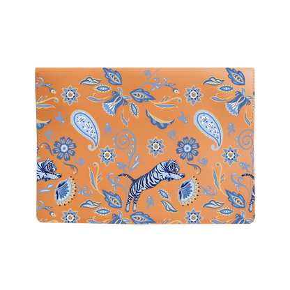 Vegan Leather Sleeve - Tiger & Floral