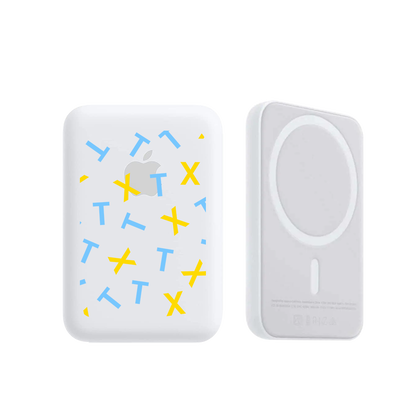 Magnetic Wireless Powerbank - TXT Monogram