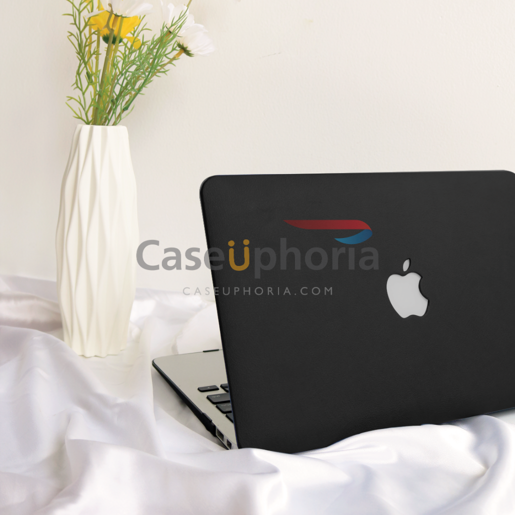 Leather MacBook Case - Black